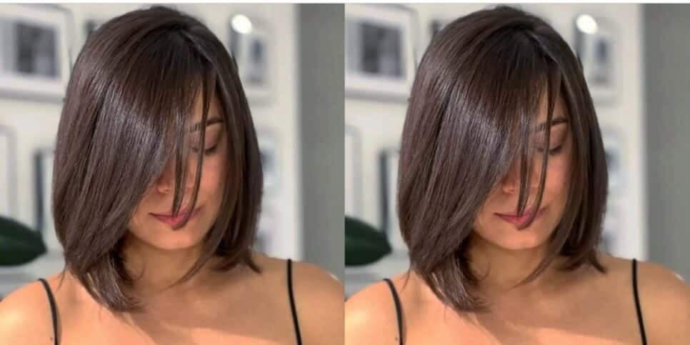 Cabelo Curto com Franja