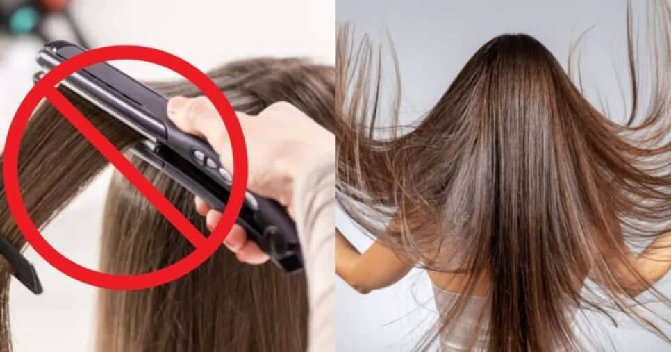 Fios hidratados: Mistura natural com 2 ingredientes alisa até a raiz do cabelo e dá fim a chapinha