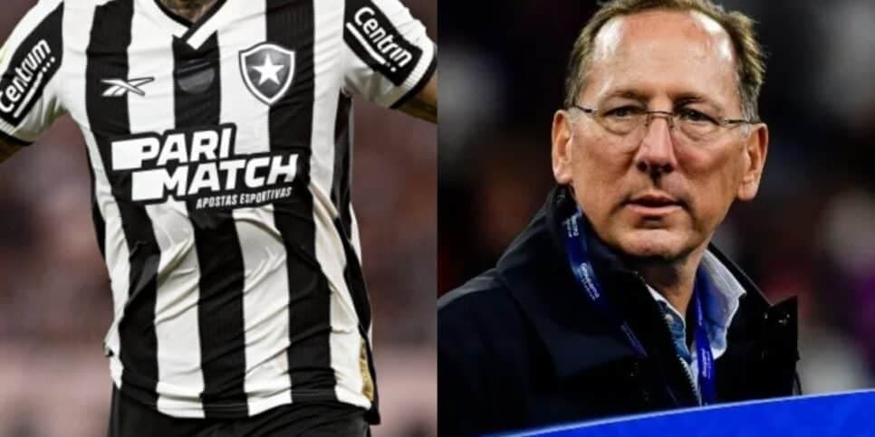 R$ 225M: Artur Jorge não quer mais e Textor encaminha saída de craque nº1 do Botafogo