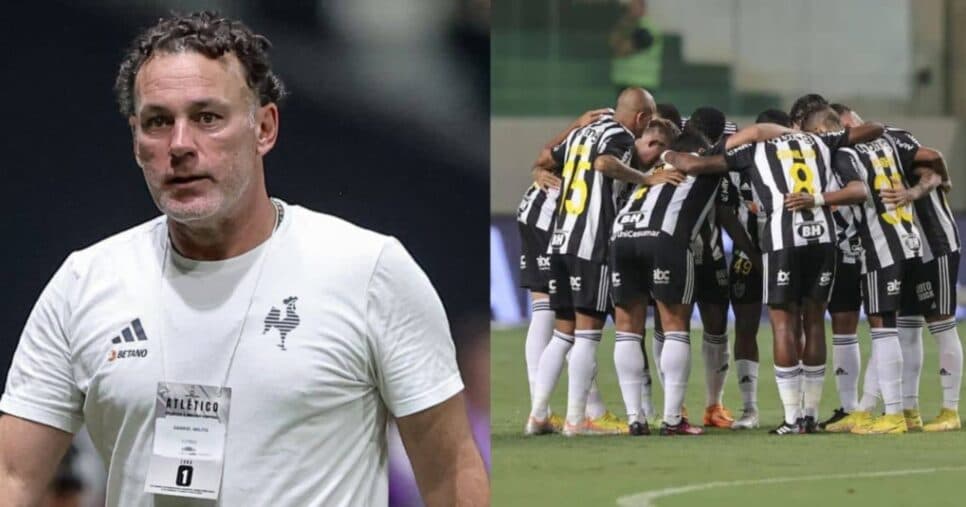 R$6M, dupla de Paulinho e +3: Milito aos prantos com debandada de 5 craques do Atlético-MG