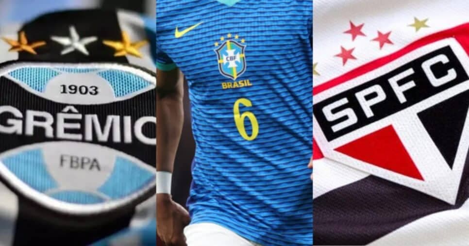 Grêmio entra em guerra com o Casares no São Paulo por contratação de craque da seleção brasileira pra 2025