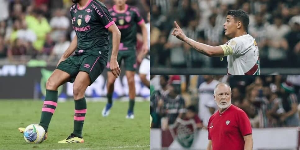 Craque de R$9M FORA: Mano Menezes chora com desfecho de dupla de Thiago Silva no Fluminense