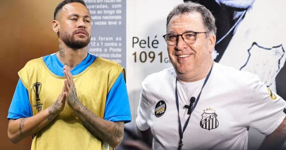 Retorno de Neymar e reforços de R$ 235M: Teixeira crava 2 viradas históricas no Santos