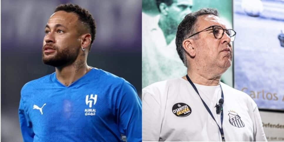 Quentinha de contratação de Neymar em gigante chega voando em Teixeira no Santos