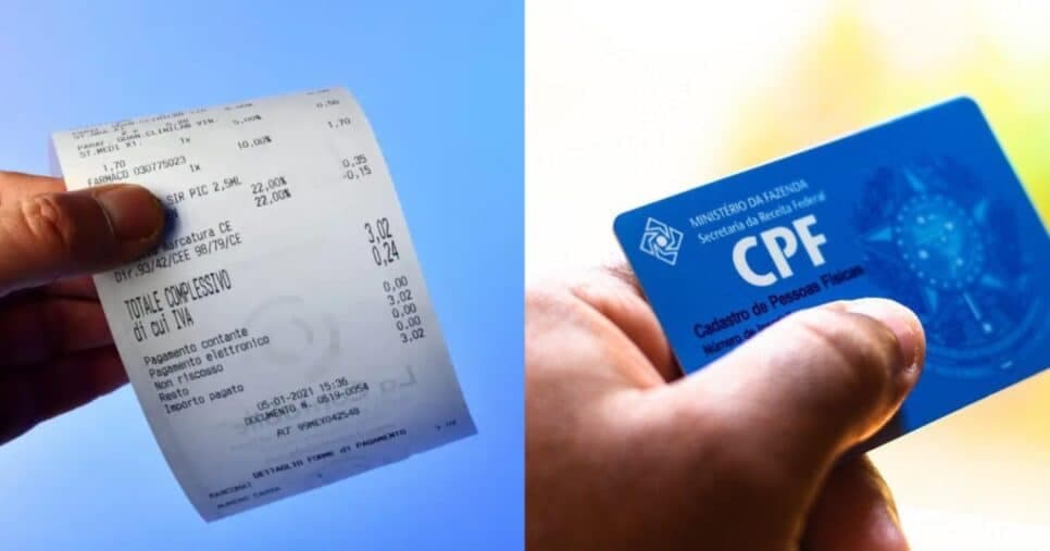 Brasileiros comemoram renda extra com CPF na nota fiscal - (Montagem / TV FOCO)