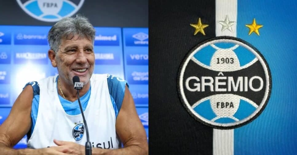 Renato Gaúcho vibra com reforço de peso de R$ 36M confirmado no Grêmio hoje