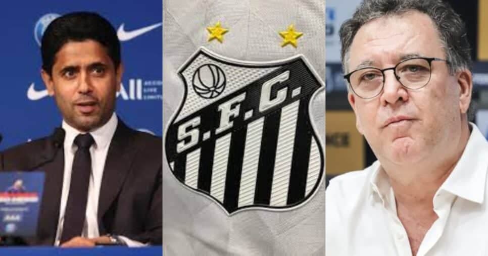 R$1,5BI: Dono do PSG estoura os cofres pra comprar nova SAF do Santos e Teixeira bate martelo sobre venda