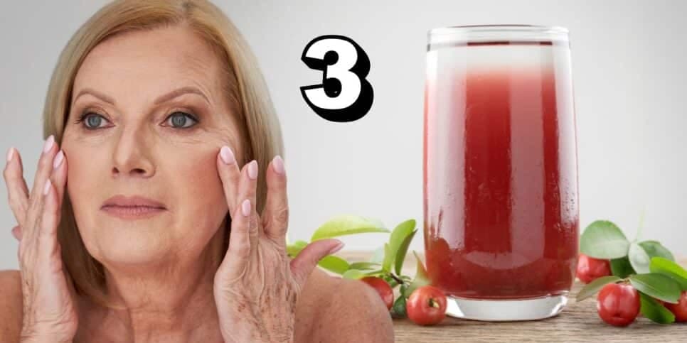 Suco milagroso com apenas 3 ingredientes rejuvenesce senhoras de 50+ e traz pele impecável