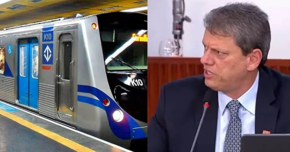 Canetada de Tarcísio: Fim de uma era na linha 1-Azul do metrô de SP chega voando no colo de paulistas em 2025