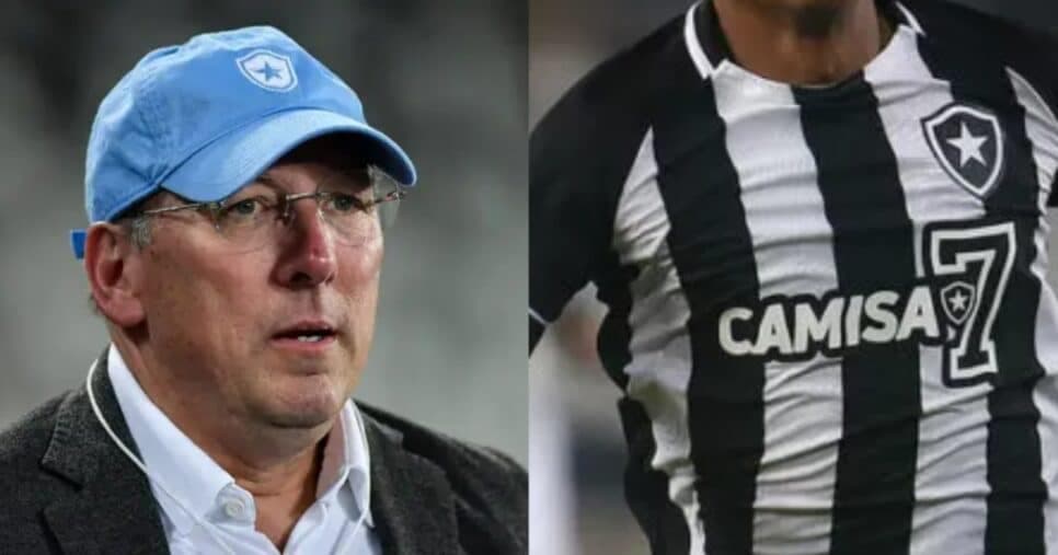 R$500M pelos ares: John Textor leva rasteira histórica por contrato rasgado e adeus de atacante do Botafogo