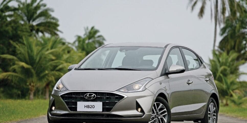 O Hyundai HB20 não vale para a categoria Comfort da Uber (Foto: Divulgação)