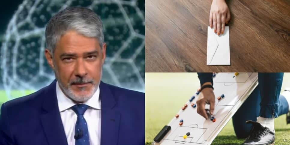 "Sem clube": Demissão de técnico gigante da série A confirmada por Bonner no Jornal Nacional