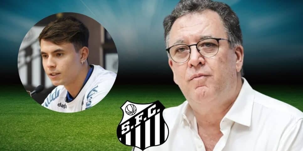 Adeus de Zanocelo e desfecho de craque de R$ 2M: Teixeira bate o martelo com 2 viradas no Santos