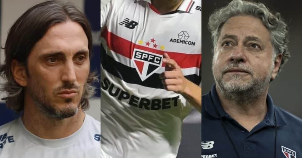 Zubeldía peita Casares e autoriza a expulsão de medalhão de R$ 85M no São Paulo