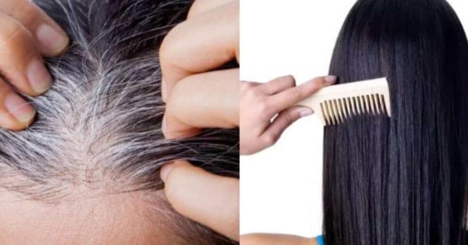 Melhor que tinta com amônia: mistura natural com 3 ingredientes acaba com todo o cabelo branco