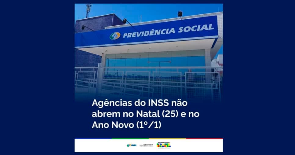 Comunicado do INSS sobre funcionamento das agências (Foto: Reprodução - Instagram) 