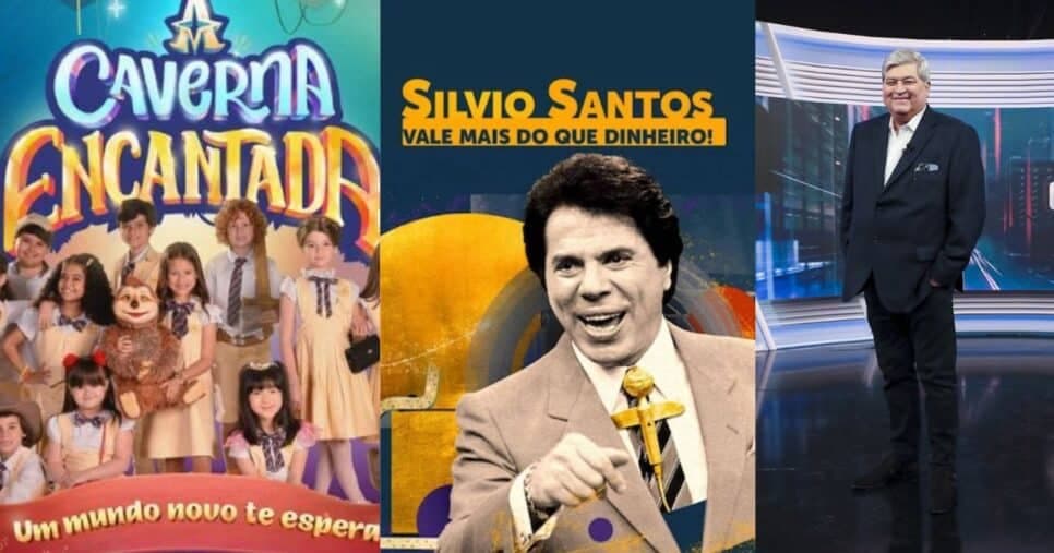 SBT tem quarta de ouro com Datena, Caverna Encantada e documentário de Silvio Santos