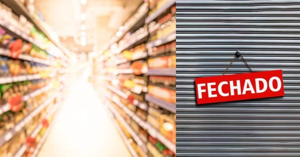 Pedido de socorro: Rede de supermercados fecha 343 lojas, vende tudo por mixaria e anuncia desfecho no Brasil