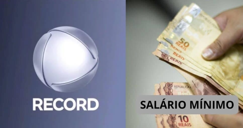 "O Governo enviou": Jornal da Record informa projeção do salário mínimo para 2026 e adeus aos R$1518