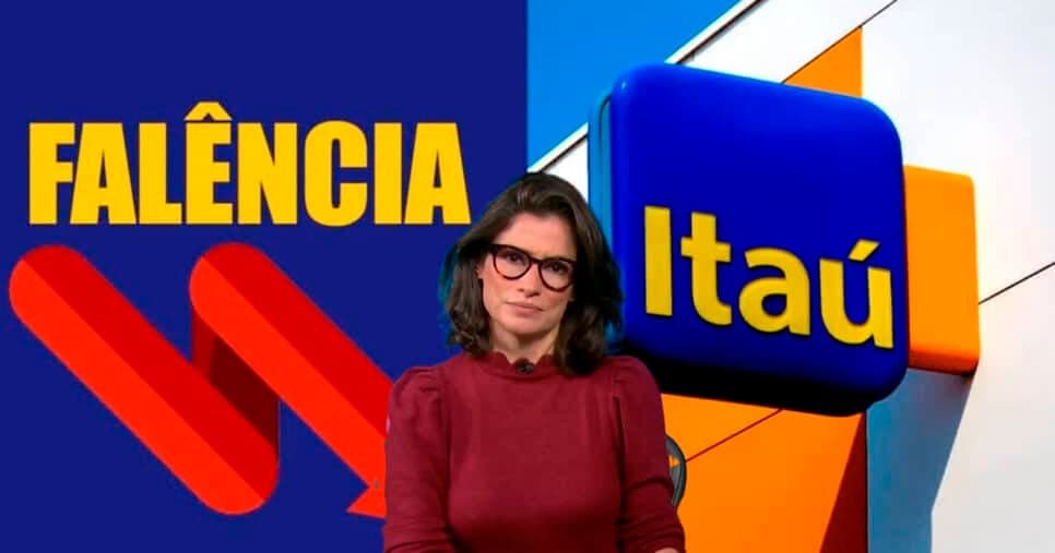 Calote de 300 bilhões: O anúncio de Renata Vasconcellos ao parar JN com falência de gigante como o Itaú