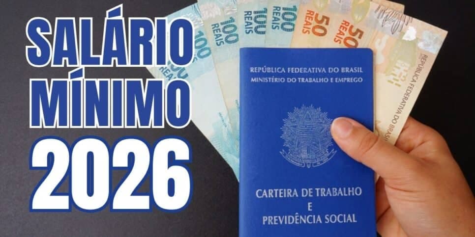 Acréscimo de R$103: Quando começa a ser pago o novo salário mínimo de 2026 aos CLTs?