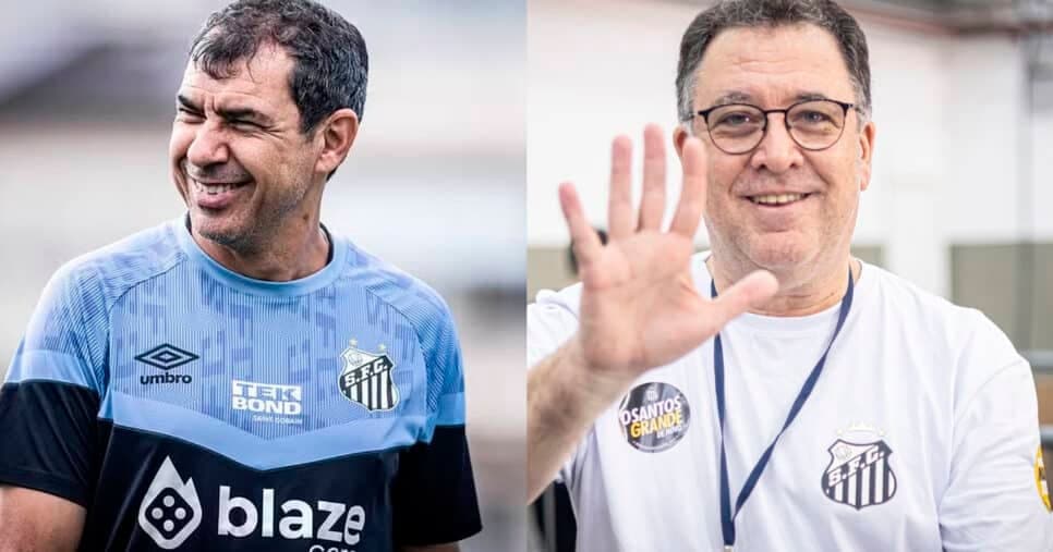 Desfecho de substituto de Carille, contratação de craque do SP e +1: Teixeira vive 3 viradas no Santos pra 2025