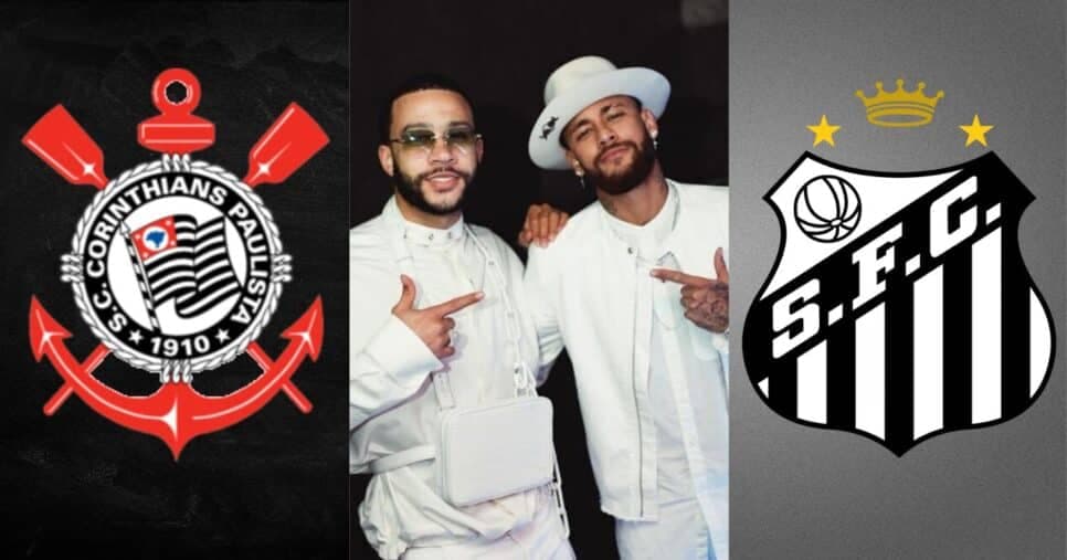 Rasteira no Santos pra jogar no Corinthians: Neymar é flagrado com Depay e entra na mira do Timão pra 2025
