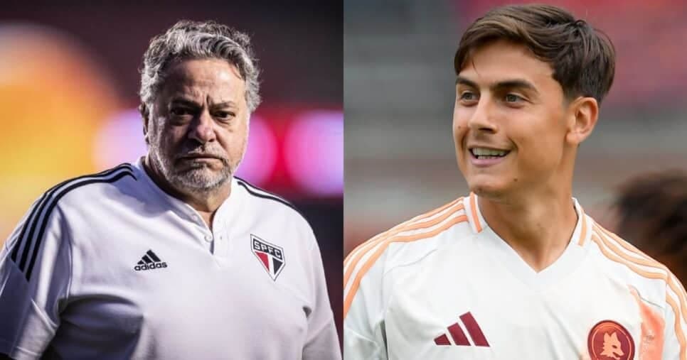 “Vem ser feliz”: Estrela do São Paulo vira trunfo de Casares para assinar com Dybala em 2025