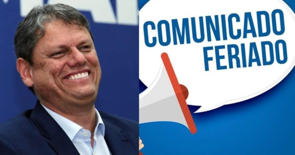 Tarcísio ciente: 2 feriados prolongados são confirmados em SP antes do carnaval para salvar paulistas em 2025