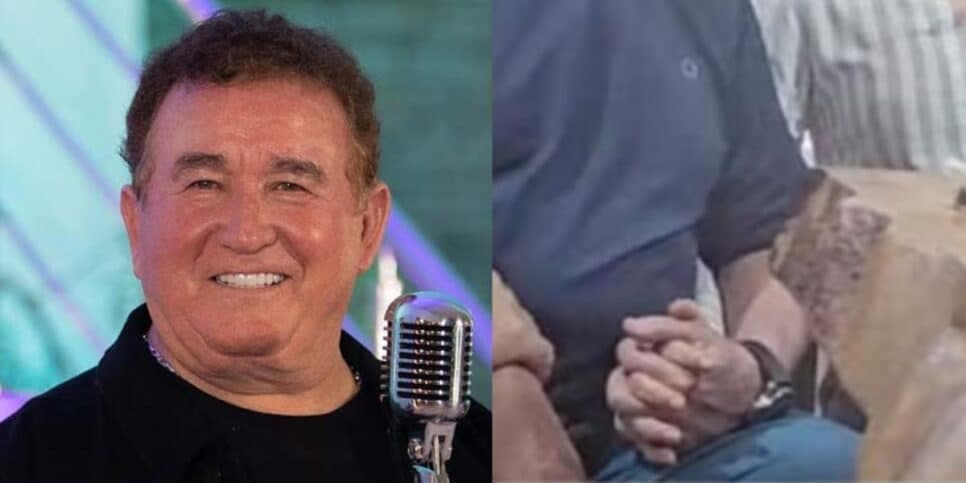 Amado Batista assume relação com pessoa 50 anos mais jovem e tem flagra em momento íntimo