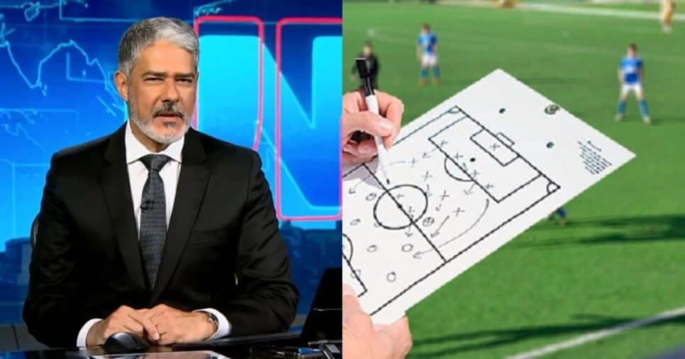 "Sem clube": Bonner paralisa o JN às pressas e confirma demissão de técnico gigante da série A