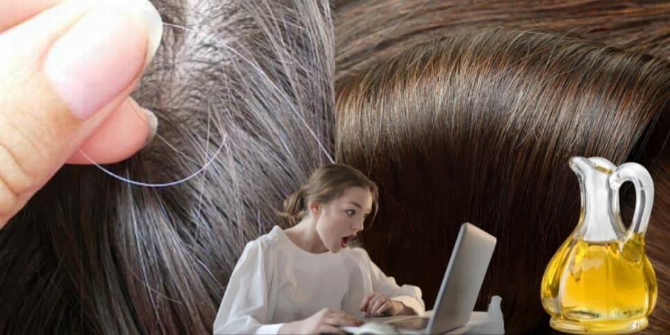 Fim do grisalho: Óleo milagroso com 2 ingredientes para tingir o cabelo branco em 20 minutos