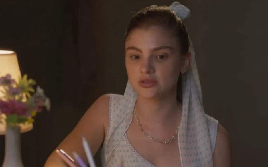 Celeste (Debora Ozório) em Garota do Momento (Foto: Reprodução / Globo)


