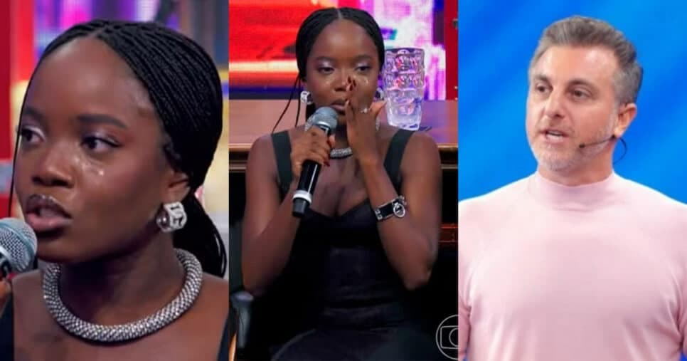 Clara Moneke entrega o que aconteceu no palco do Luciano Huck e recebe recado público do apresentador