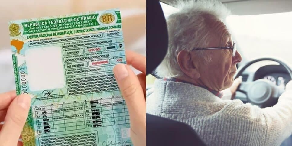Novo prazo para renovação em vigor e lei anunciada com isenção: 2 viradas da CNH chegam aos idosos 70+