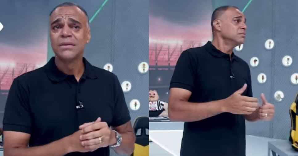 Denílson se despede de amigos e funcionários da Band (Foto: Reprodução/Montagem TV Foco)