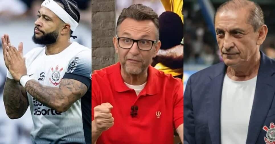 Neto paralisa ao vivo e crava desfecho de Depay e Ramón Díaz no Corinthians