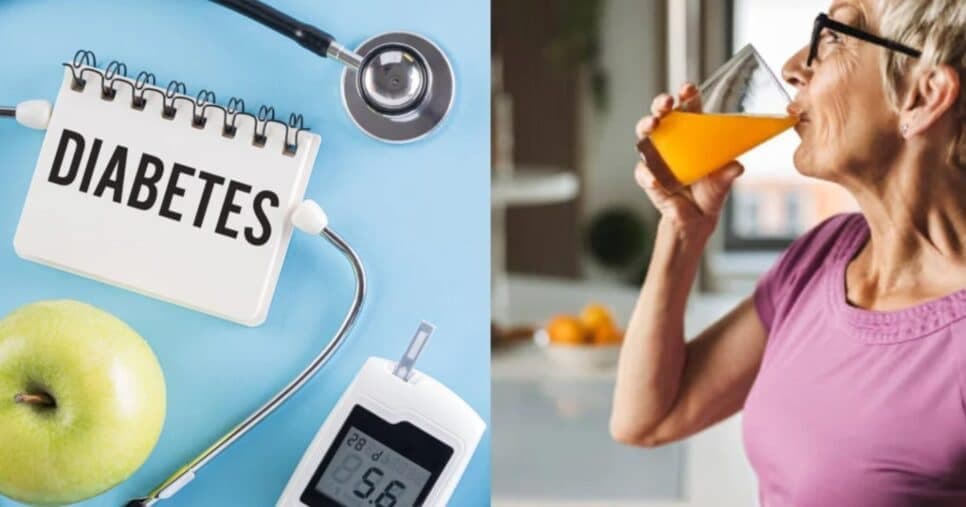 Pra dar fim a diabetes: Suco com 3 ingredientes sugam todo o açúcar do sangue e salvam os 60+