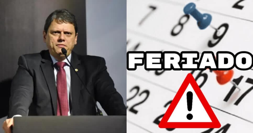 Tarcísio está ciente: Feriado é confirmado em plena terça (18) em SP e lista de CLTs está em festa