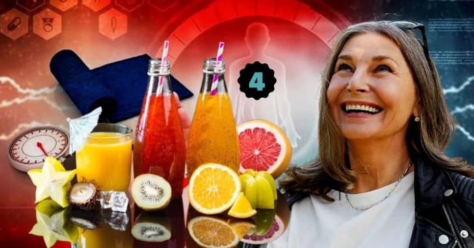 Salvação das idosas 60+: Suco milagroso com 4 ingredientes populares regula a pressão e turbina a imunidade