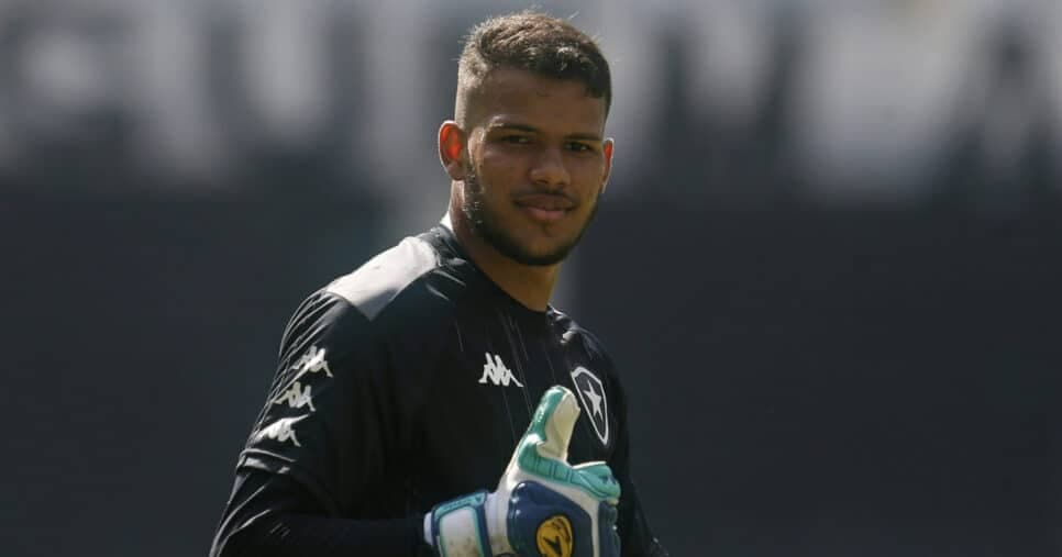 Igo Gabriel, goleiro do de futebol (Vitor Silva/Botafogo)