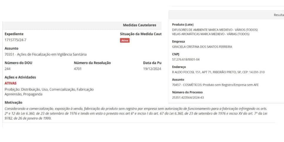 Resolução da ANVISA (Foto Reprodução/Montagem/TV Foco/CANVA)
