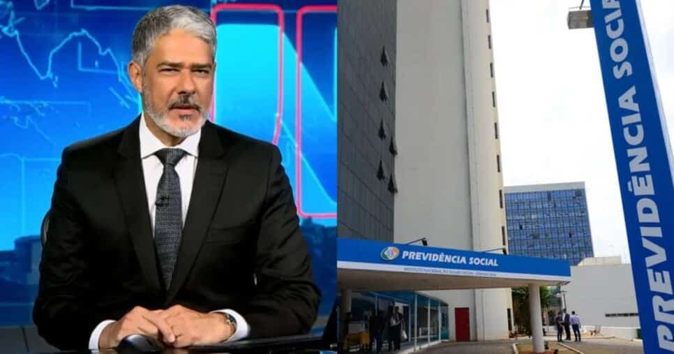 Substituto de Bonner paralisa JN com anúncio do INSS que atinge o pagamento dos aposentados 60+