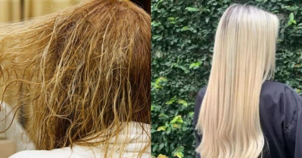 Nem a chapinha faz isso: Progressiva natural com 3 ingredientes alisa todo o cabelo até a raiz