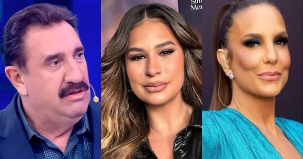 Ivete Sangalo responde críticas de Ratinho ao vivo na Globo e defende Simone: "Não fale o contrário''