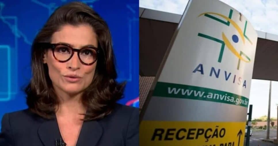 Renata Vasconcellos paralisa JN com proibição da Anvisa contra produto n°1 das mulheres em farmácias