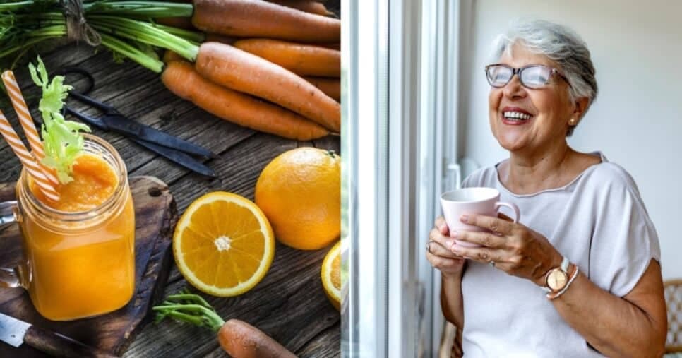 Fim das rugas e dores nas costas: Suco com 4 ingredientes traz melhor colágeno as idosas 60+