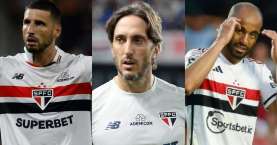 Lucas, Calleri e +5 FORA: Zubeldía sofre com debandada de 7 craques no São Paulo HOJE(06)