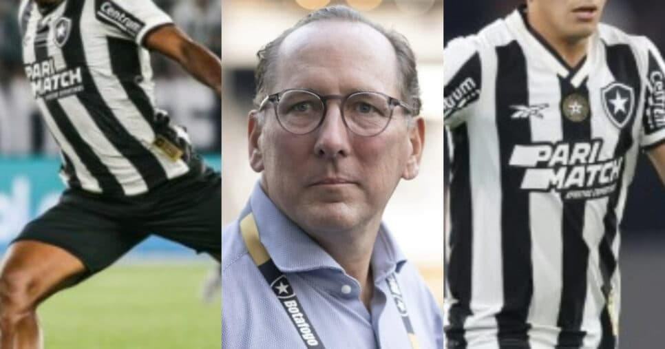 Dupla de Luiz Henrique e craque de R$95M dando ADEUS: Textor arma debandada de 2 craques no Botafogo em 2025