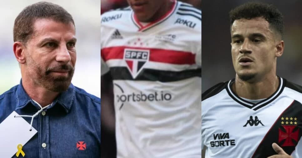 R$4,3M pra jogar com Coutinho: Vasco libera PIX pra assinar com xerifão do São Paulo em 2025
